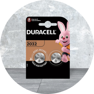 Batterij Knoopcel CR2032 2x - Duracell