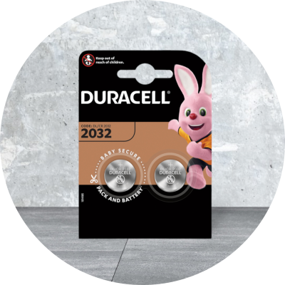 Batterij Knoopcel CR2032 2x - Duracell